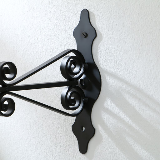 Кронштейн для кашпо кованый, 25 см, металл, чёрный - Simaland фото 9