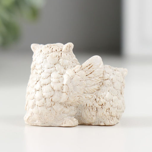 Цена за 2 шт. Фигурка полистоун «Сова и совёнок», 2.7×4.3×3.8 см, МИКС