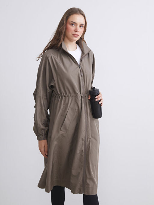 Dik Yaka Oversize Kad?n Ya?murluk