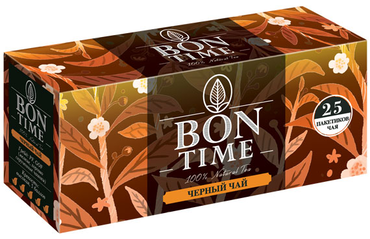 Bontime, чай черный, 25 пакетиков, 50 г