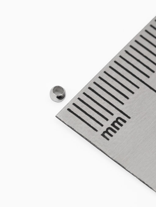 Набор для создания украшений "Минимум" колечки, кримпы, цепочки, цвет серебро