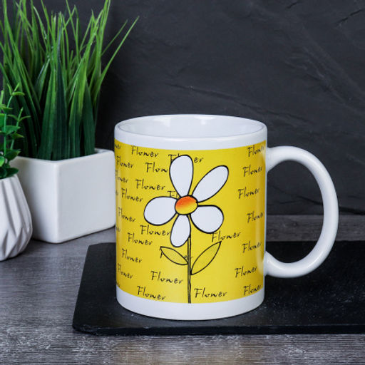 Кружка 400 Цветы / А-450 /уп 48/ - Галеонтрейд фото 2