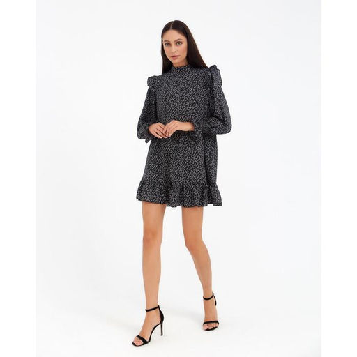 Платье мини женское MIST: Dresses, размер 46, чёрное