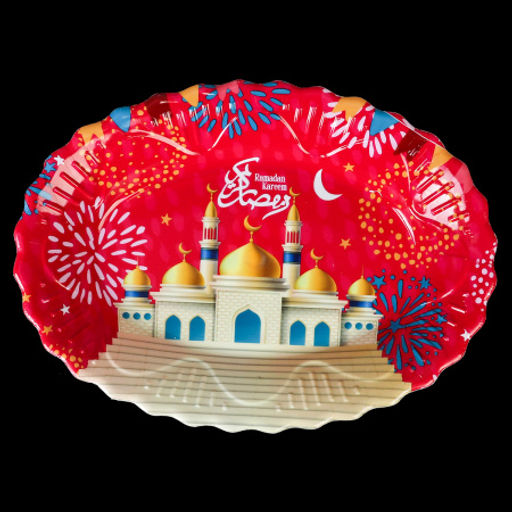 Поднос овалный 30 см / 30522 /уп 200/ мусульманский - ГалеонТрейд фото 4