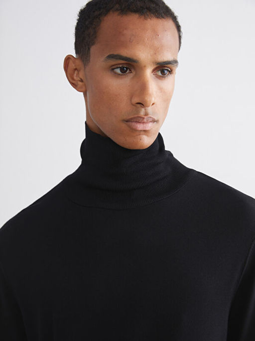 Bal?k?? Yaka Erkek Triko Kazak