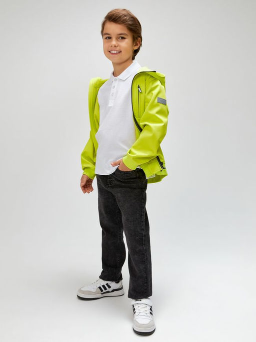 ACOOLA / Сорочка-поло верхняя для мальчиков Deer белоснежный фото 3