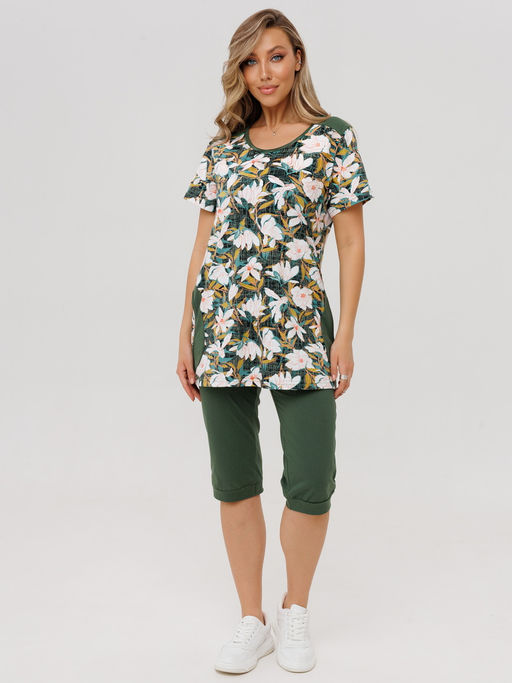 Костюм женский К-223 (кулирка) Индиго