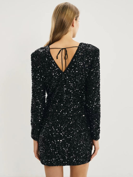 Платье мини из пайеток / Zarina