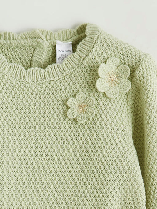 ?i?ek Aplikeli K?z ?ocuk T?ll? Elbise