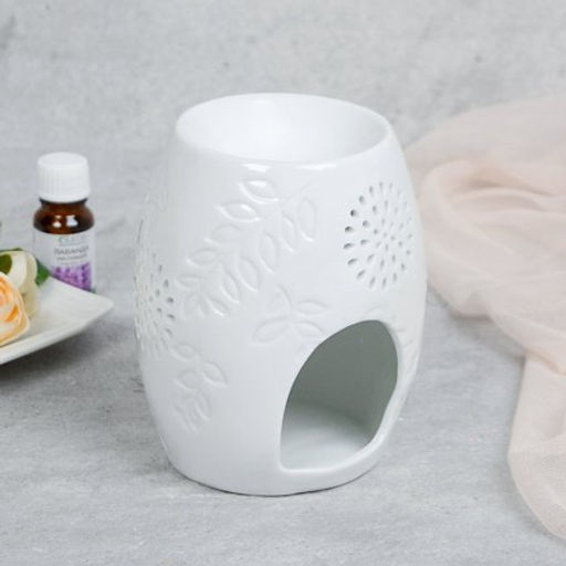 Аромалампа белая 12 см / XL-0019 /уп 48/ - ГалеонТрейд фото 3