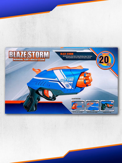 Бластер Ивинг, стреляет мягкими пулями, ручной взвод - Simaland фото 9