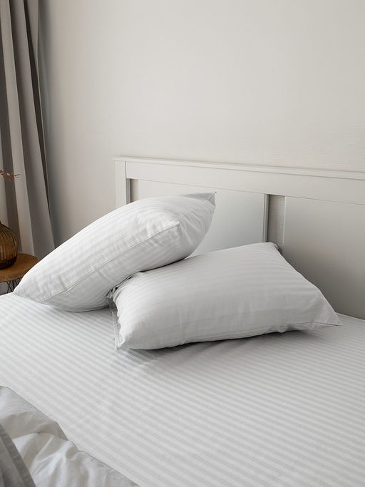 Наволочки сатин-страйп 50x70 (2шт) белый сатин - Denastia фото 8