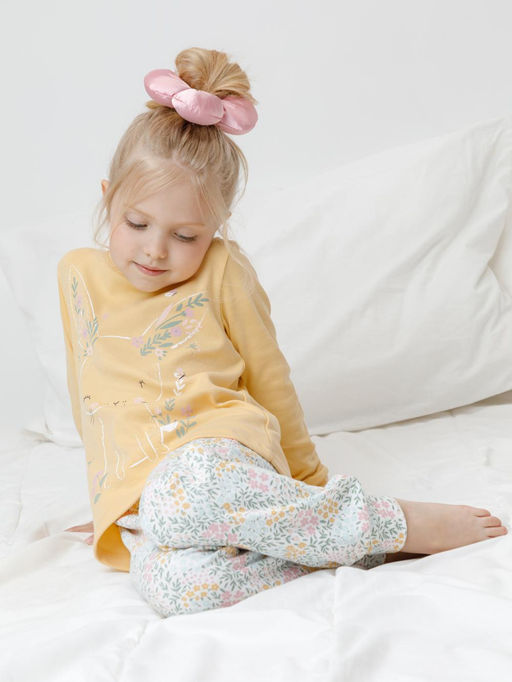 К 1541/светлая мимоза,весенний сад пижама дет