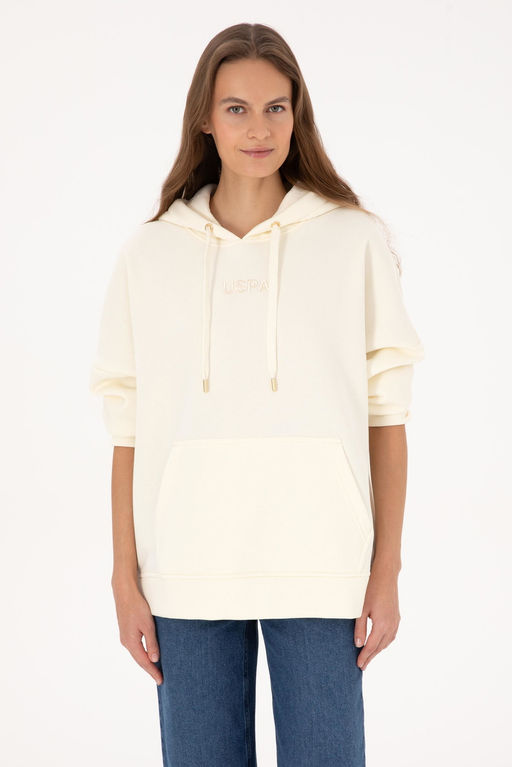 Kad_n Krem Sweatshirt - U.s. polo assn фото 3