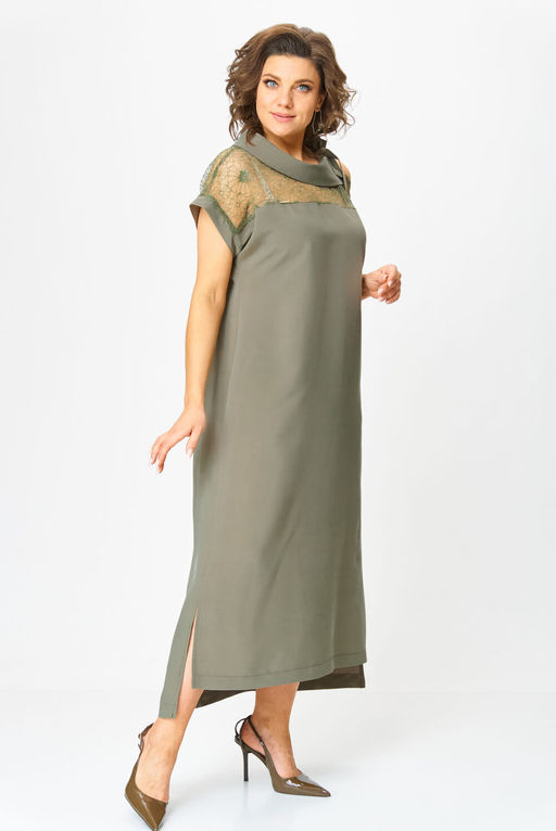 Платье Michel Chic 2179 хаки фото 3