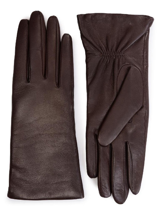 Перчатки женские ш+каш. F-IS5500 d.brown - Eleganzza фото 2