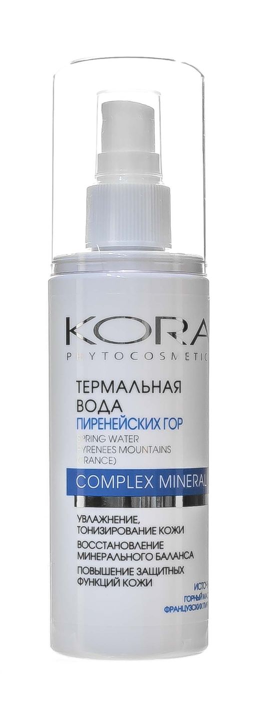 Термальная вода Пиренейских гор 125 мл (Кора, Увлажнение кожи) - Kora фото 2