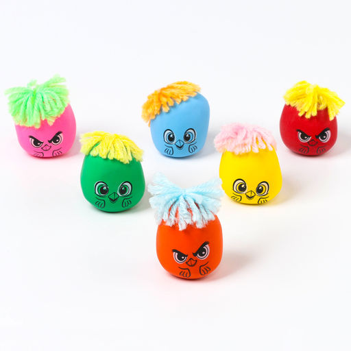 Антистресс сквиш мялка капитошка «Птички», в шоубоксе, с мукой