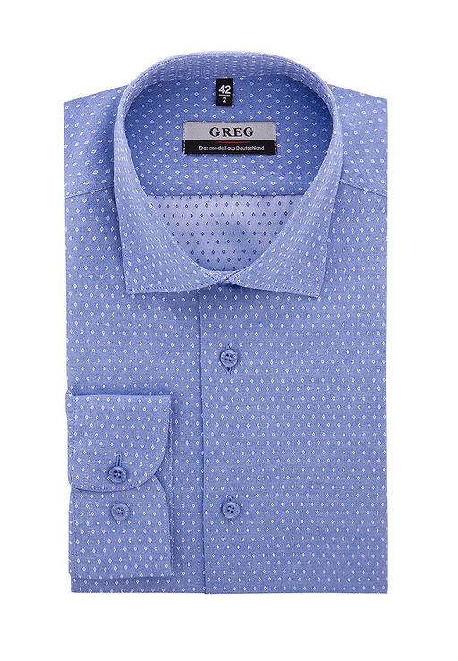 Сорочка мужская длинный рукав GREG 223/139/1172/ZV  фото 2