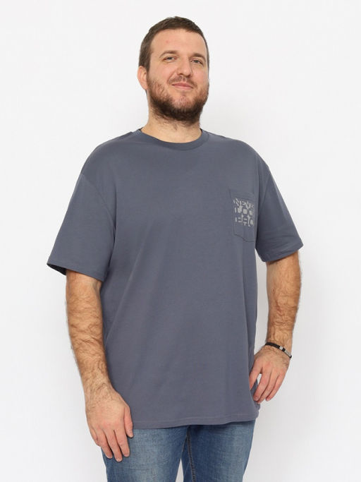 CRB wear/CWLM 60323-48 Футболка мужская,темно-серый/Ex.Cherubino