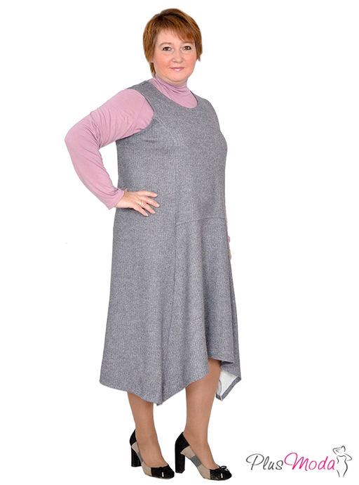 Платье-сарафан Модель №347 размеры 44-80 - Plusmoda фото 3