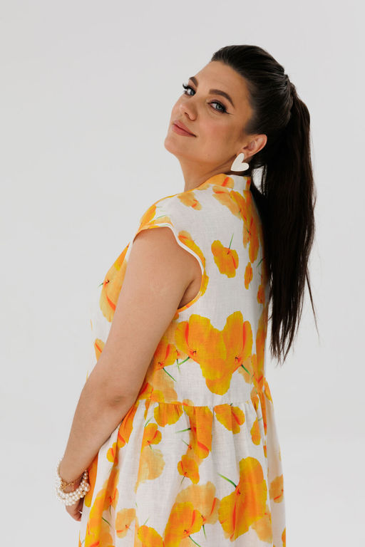 Платье ANELLI 1424 ван гог  фото 6