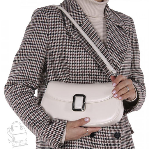Сумка женская кожаная 1015NL milk white  NL в Новосибирске
