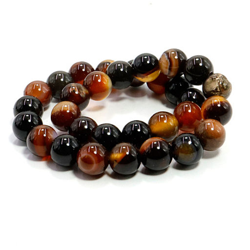 Браслет из камня Сердоникс 6мм помогает находить людям свою вторую половинку и дарует счастье