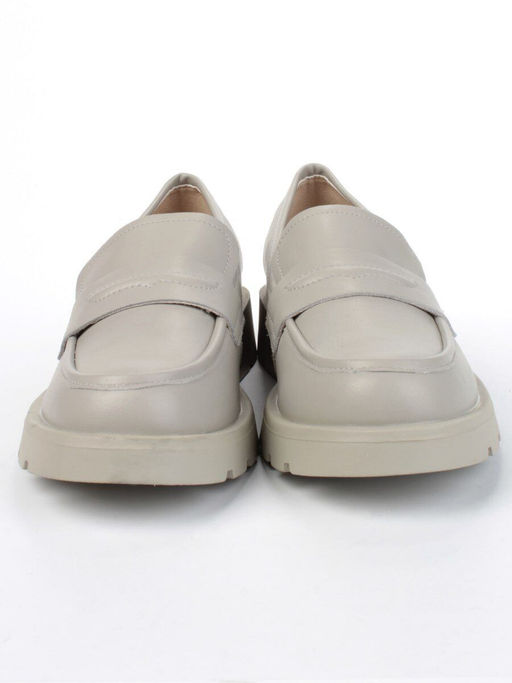 01-PDS132-2 GRAY Ботинки демисезонные женские (натуральная кожа)