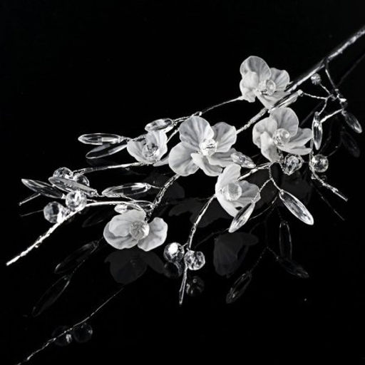 Цветок декоративный стеклярус 70 см / SA15335 /уп 120/360/ - Галеонтрейд фото 2