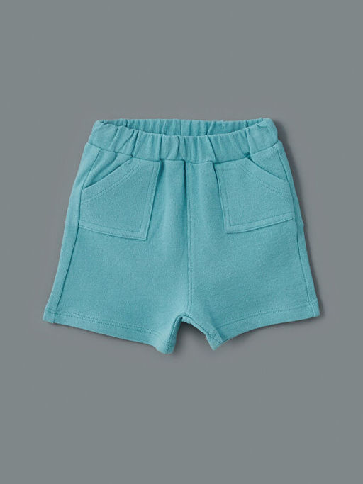 Bask?l? Erkek Bebek Ti??rt ve ?ort 2li