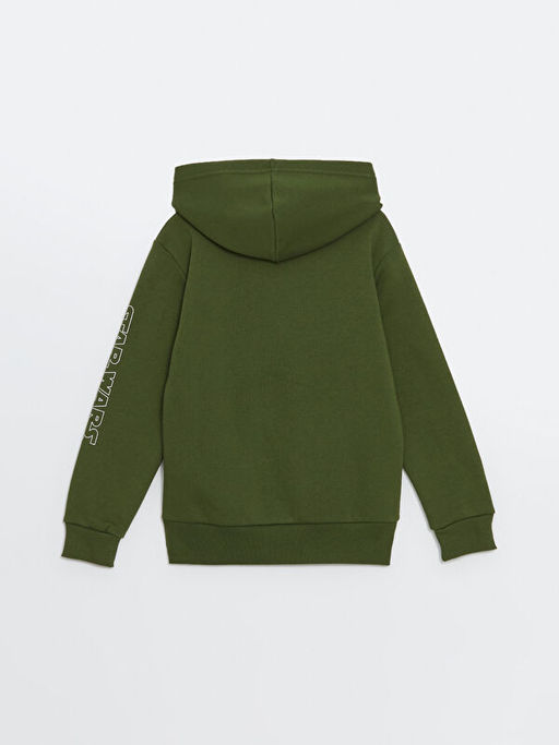 Star Wars Bask?l? Erkek ?ocuk Kal?n Sweatshirt - Waikiki фото 3