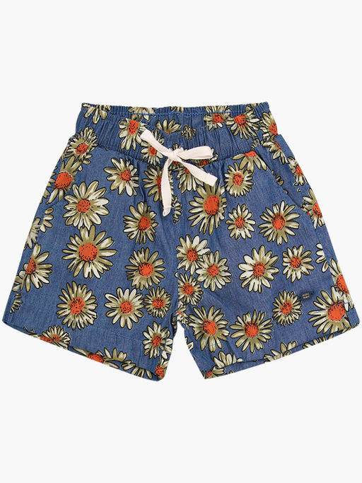 Шорты для девочки UD 6507 ромашки - Mini maxi фото 3
