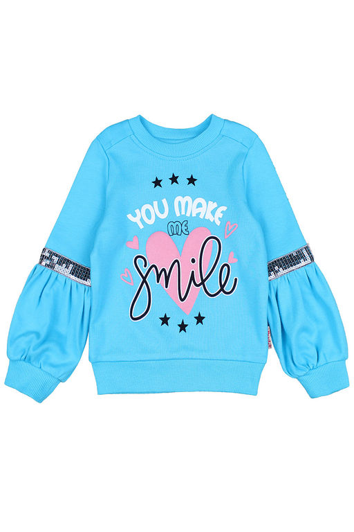 Джемпер для девочки голубой