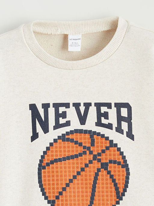 Bisiklet Yaka Erkek ?ocuk Sweatshirt