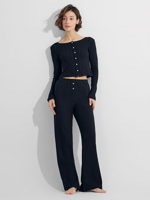 Жакет домашний женский укороченный черный - Mark formelle фото 6