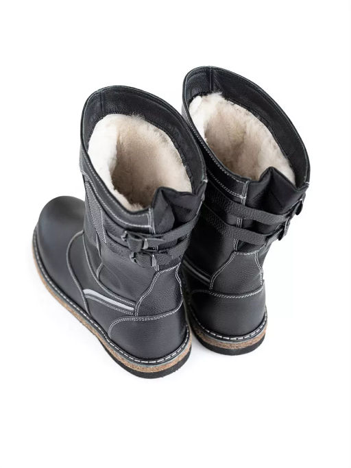 Сапоги мужские Витязь,черные,войлочная подошва