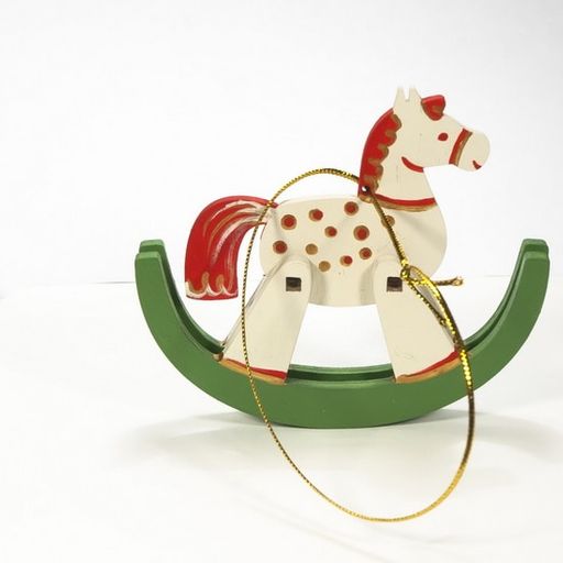 Елочные игрушки - Лошадка на качалке 1013 - Idh фото 4