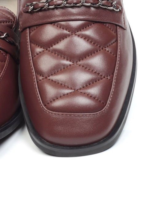 03-2102C-5C BROWN Лоферы женские (натуральная кожа)