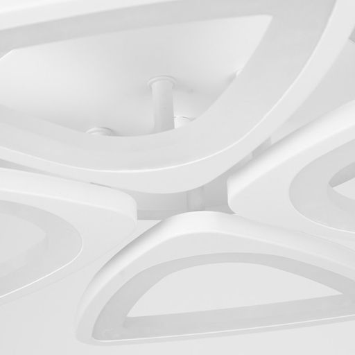 Люстра ЭкономСвет 50330/4, LED, ПДУ, 4×24 Вт, 41×41×8 см, белый