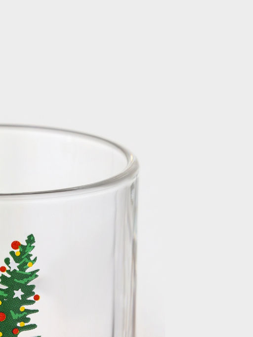 Кружка Luminarc Рождество, 320 мл, стекло, прозрачная, рисунок МИКС