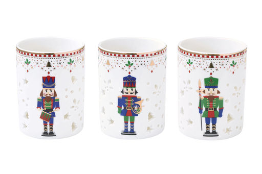 Набор подсвечников Щелкунчик, 6,5 х 9 см, 3 шт - Easy life фото 2