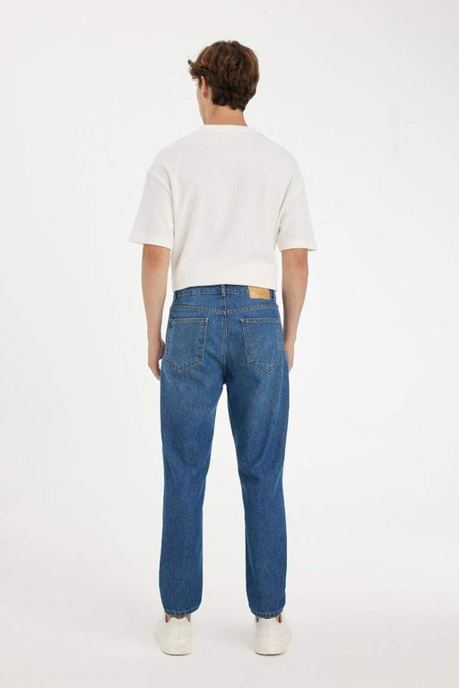 Облегающие джинсовые брюки скинни с высокой талией в стиле 90-х - Defacto фото 8