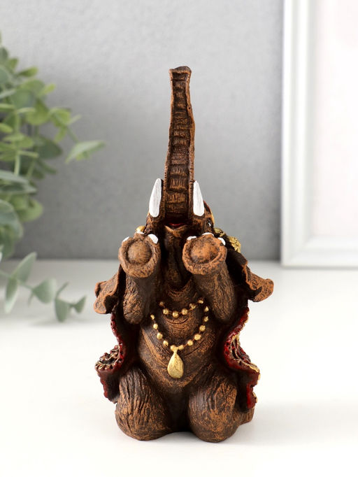 Фигурка полистоун «Слон африканский», 14.5×7.5×6 см