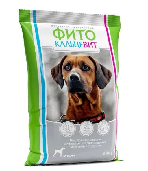 Фитокальцевит для взрослых собак 500 г /20 13060