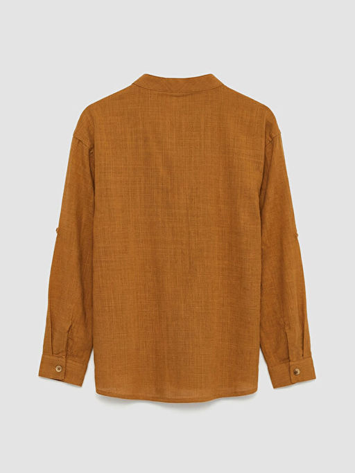 Hakim Yaka Uzun Kollu Erkek ?ocuk G?mlek