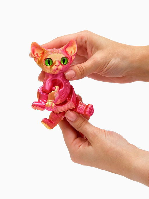 3Д - печатная игрушка «Котёнок», подвижная, цвет МИКС - Simaland фото 9