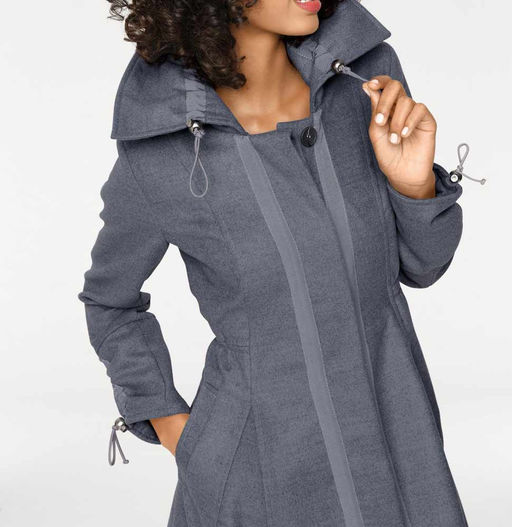 Пальто, светло-серое - Linea tesini фото 11