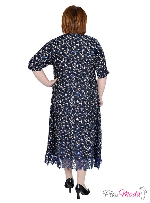 Платье Модель №595 размеры 44-82 - Plusmoda фото 4
