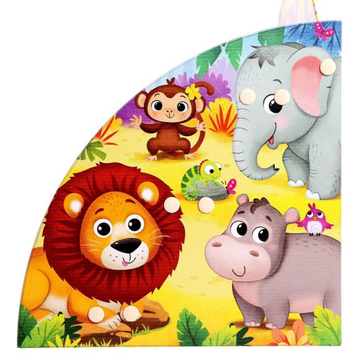 Стеллаж для поделок Самые талантливые, 632 300 372 мм, цвет бело-жёлтый - Zabiaka фото 3